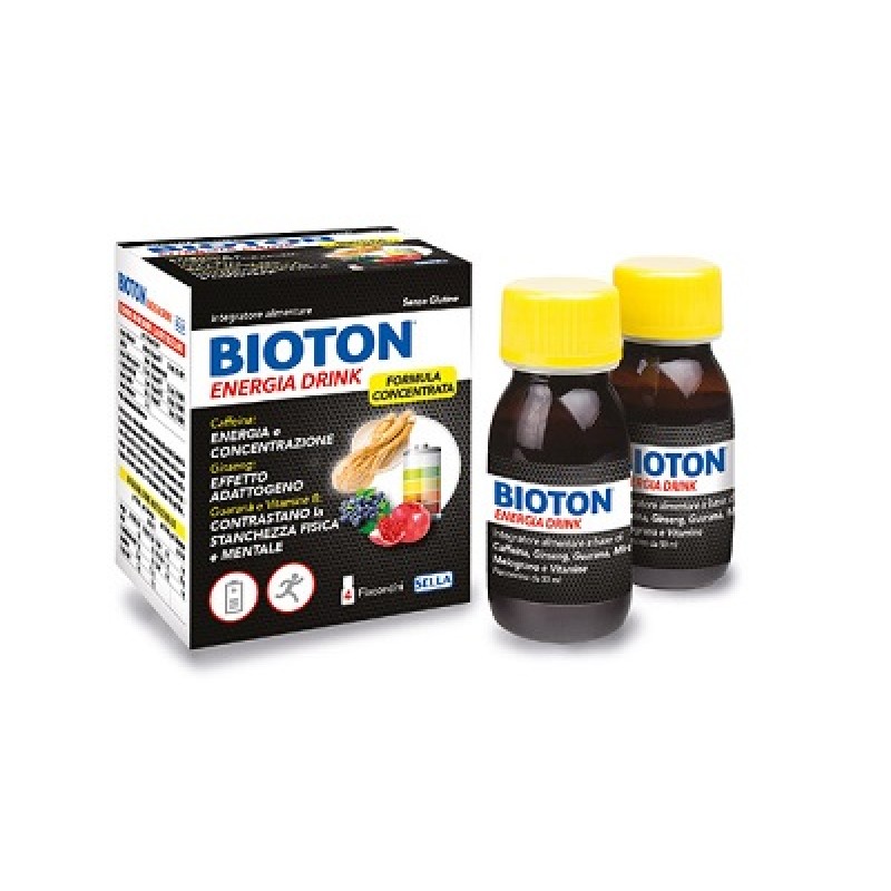Bioton Energia Drink Integratore 4 Flaconcini