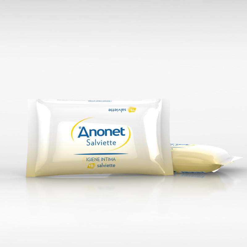 Anonet Salviettine Intime Detergenti 15 Pezzi
