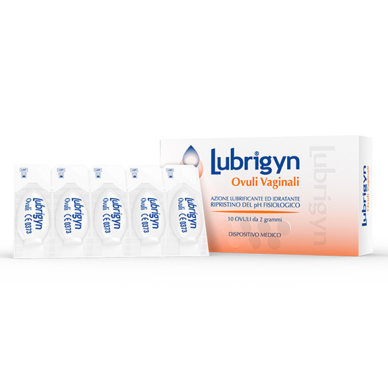 Lubrigyn Ovuli Vaginali Lubrificanti Lenitivi 10 Ovuli Vaginali