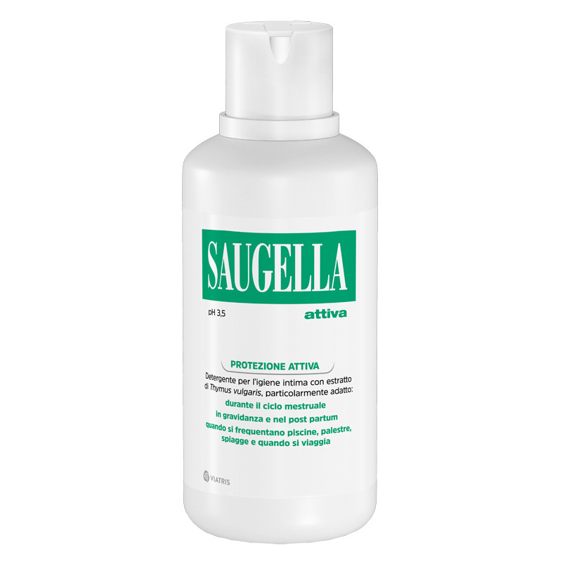 Saugella Attiva Verde - Detergente intimo - 500ml