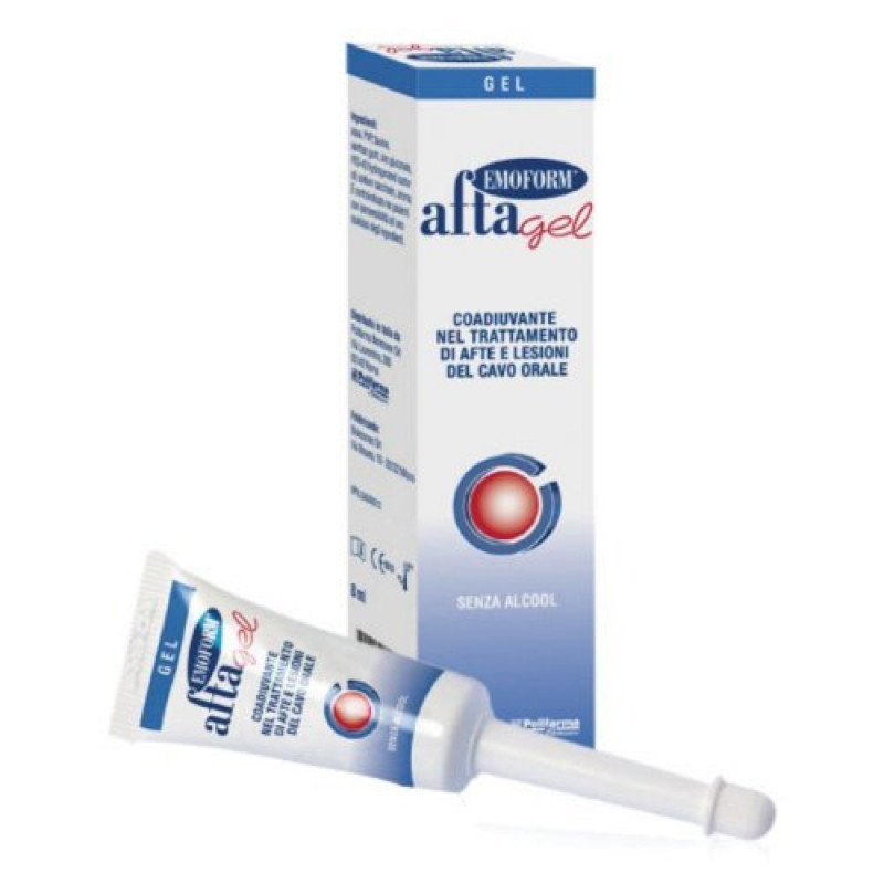 Aftagel Emoform Gel Protettivo Contro Irritazioni E Lesioni Della Bocca 8 ml