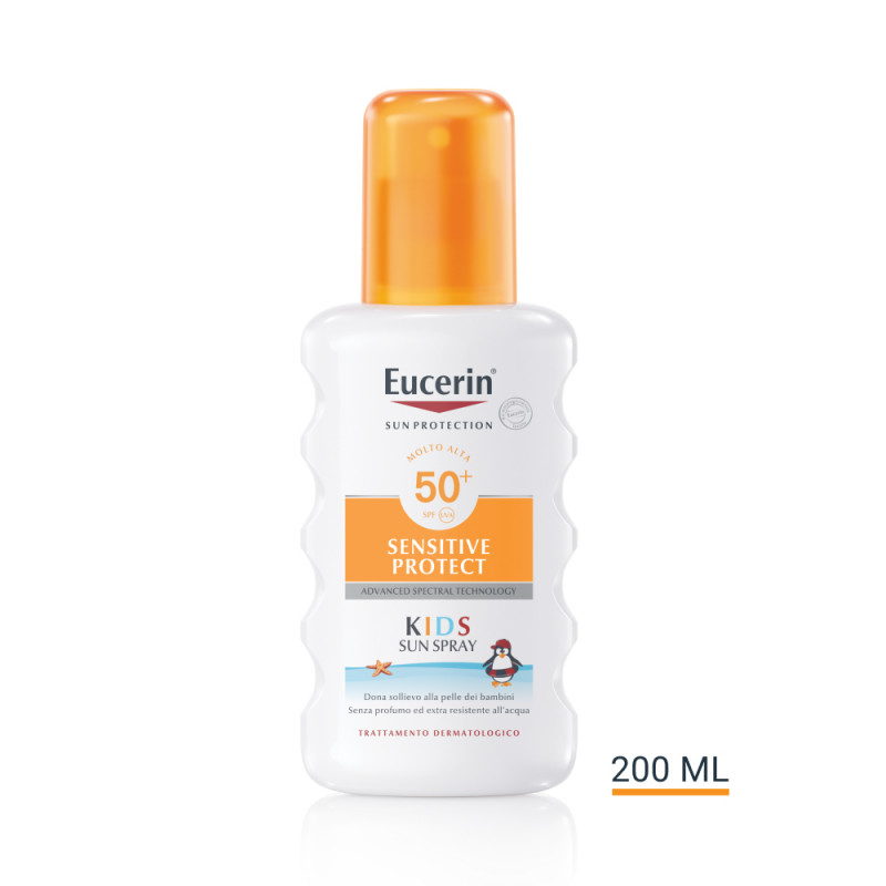 Eucerin Sun Spray Solare Trasparente Corpo Bambini SPF50+ 200mL