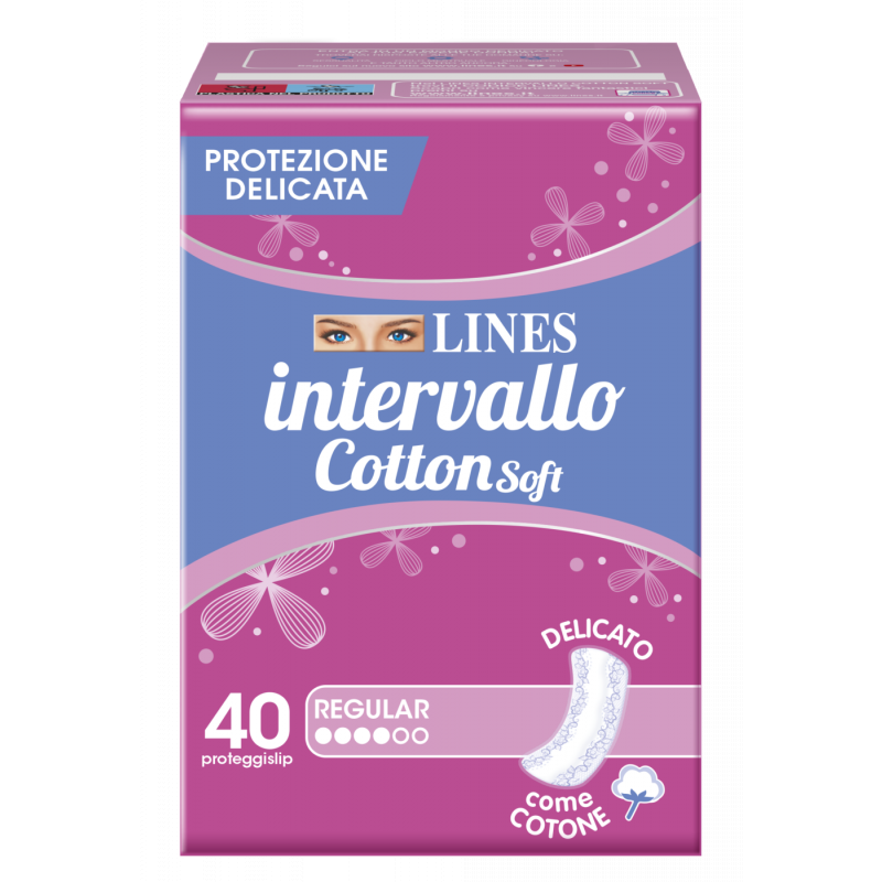 Lines Intervallo Cotton soft 40 Pezzi
