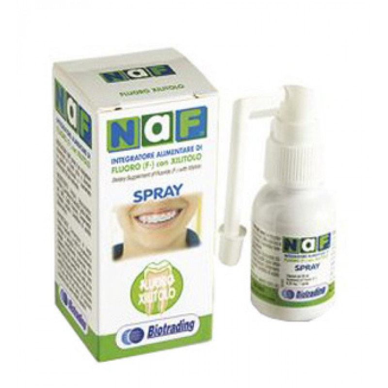 Naf Spray Orale Integratore di Fluoro 20 ml