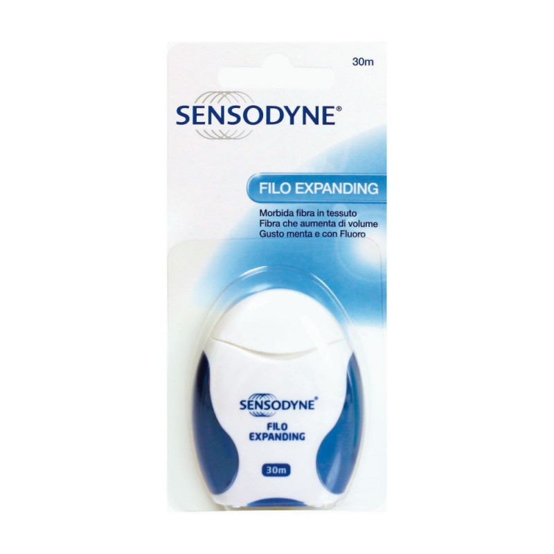 Sensodyne Filo Interdentale Expanding con Fluoro Gusto Menta 30m