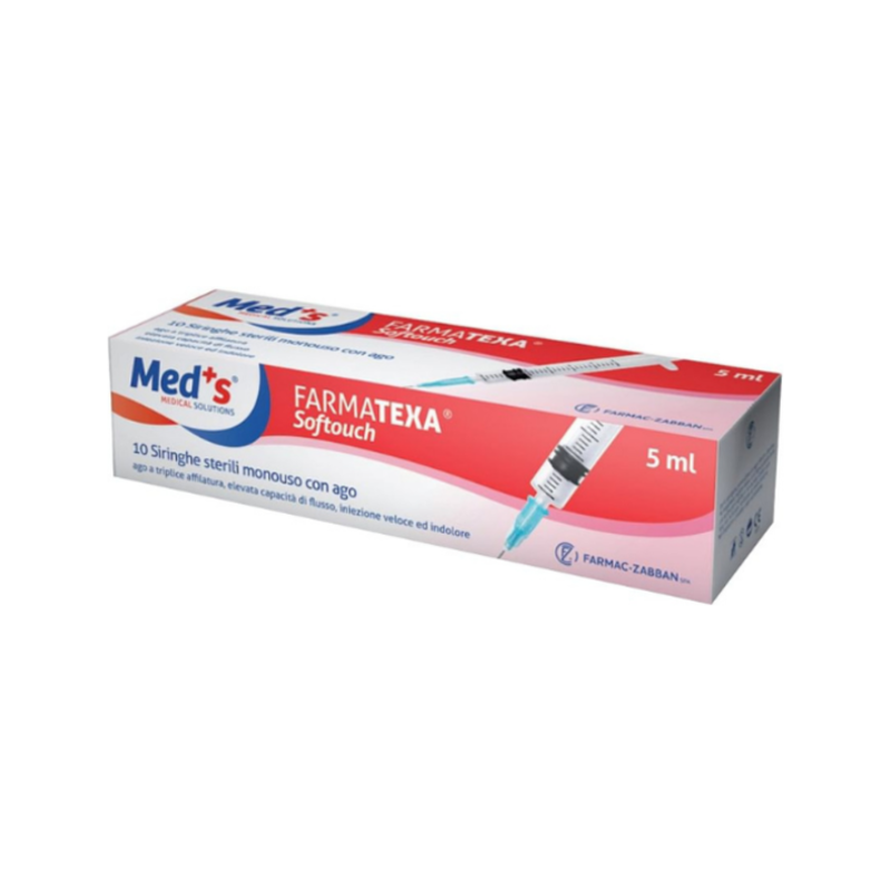 Med's Siringa Sterile Monouso 5 ml 10 Pezzi