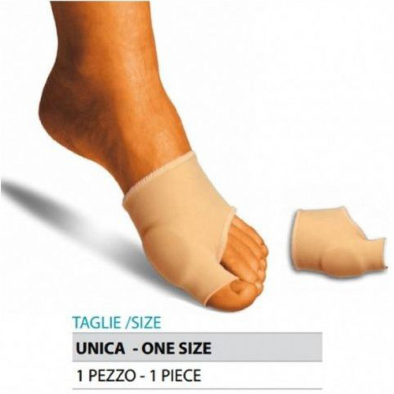 Safte Orione Okped Fascetta Protezione Alluce Valgo in Gel Rivestito in Tessuto Elastico G103