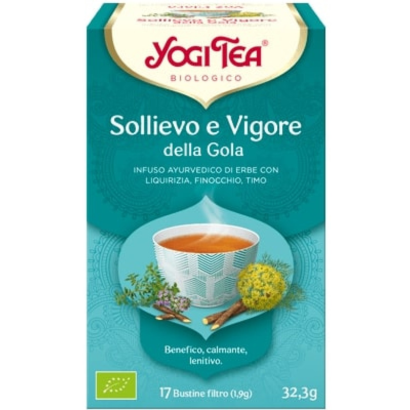 Yogi Tea Sollievo Gola Infuso Ayurvedico Biologico