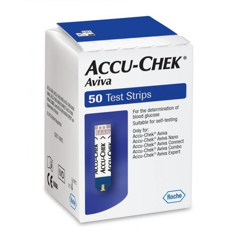 Accu-Chek Aviva Strisce Reattive Controllo Glicemia 50 Pz