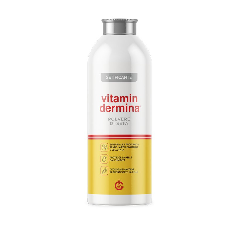 Vitamindermina Polvere Setificante Con Polvere di Seta Talco Profumato 100 g