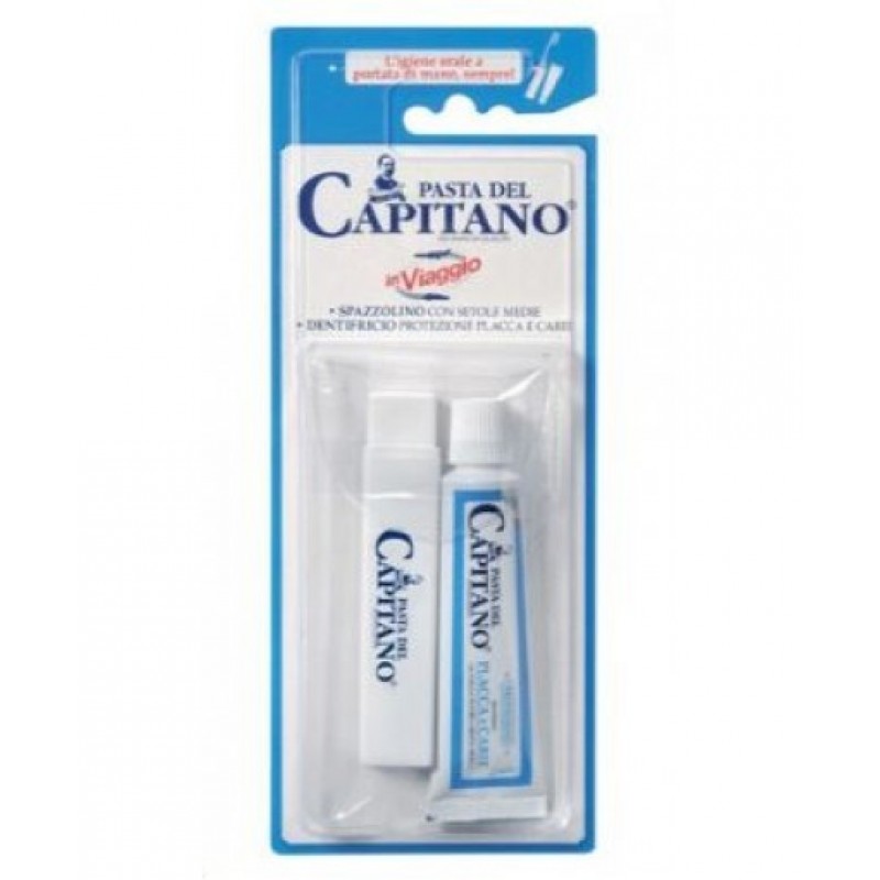Pasta Del Capitano Kit Da Viaggio Dentifricio E Spazzolino