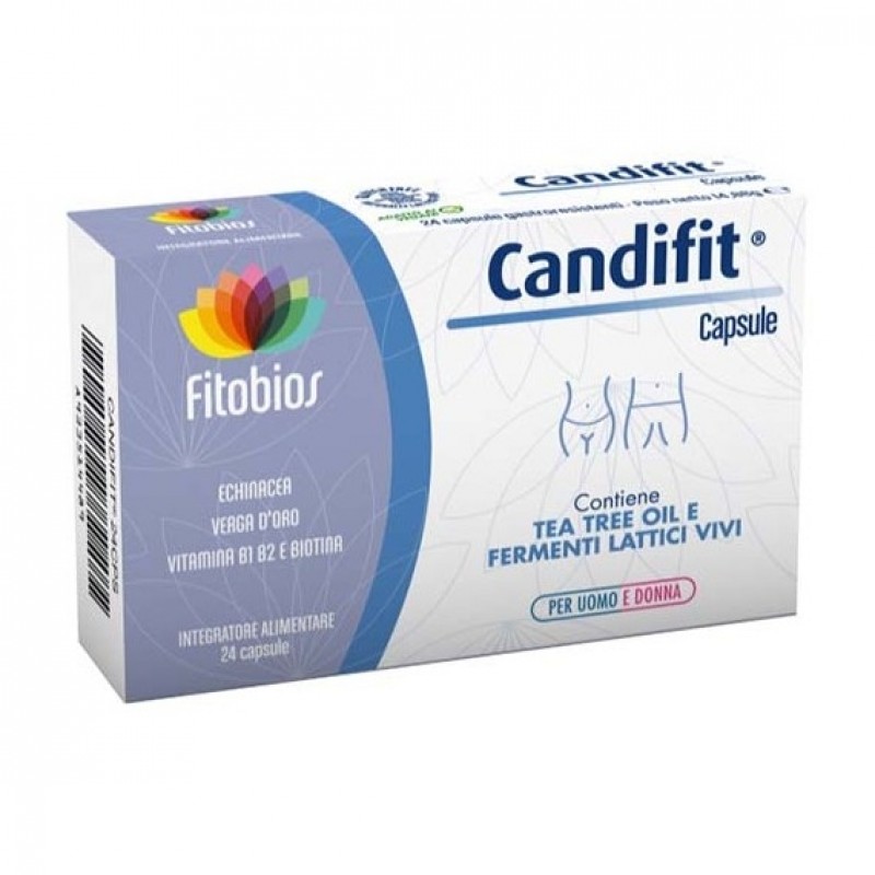 Candifit Integratore Vie Urinarie 24 Capsule Gastroresistenti