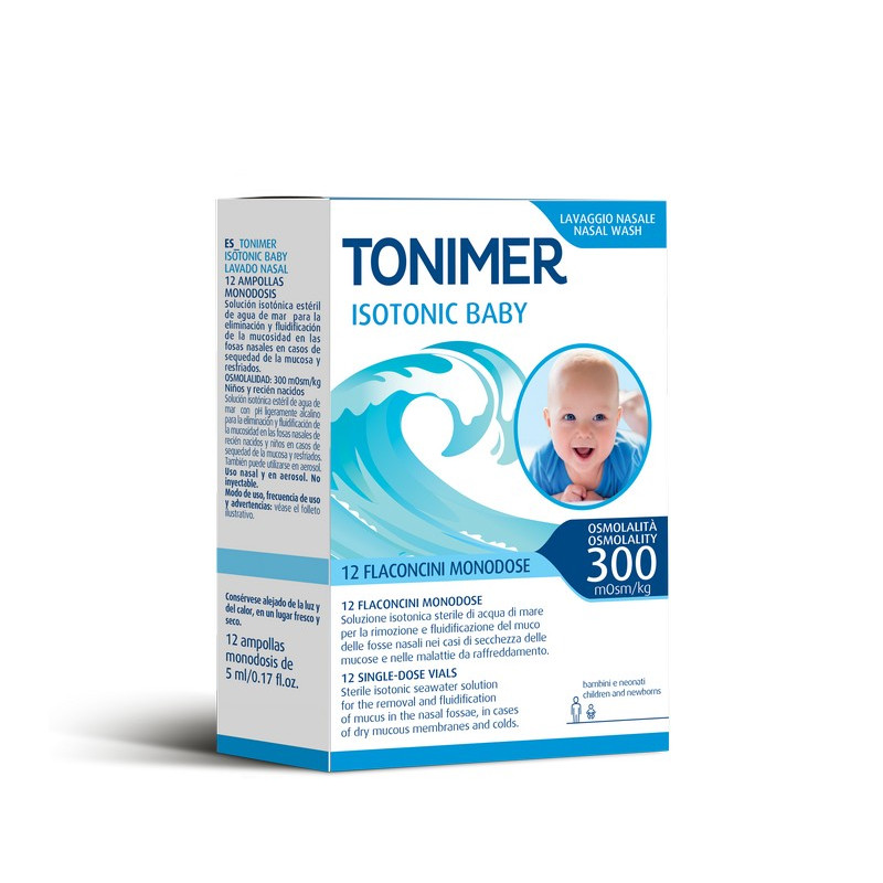 Tonimer Soluzione Isotonica Aerosol 12 Flaconcini