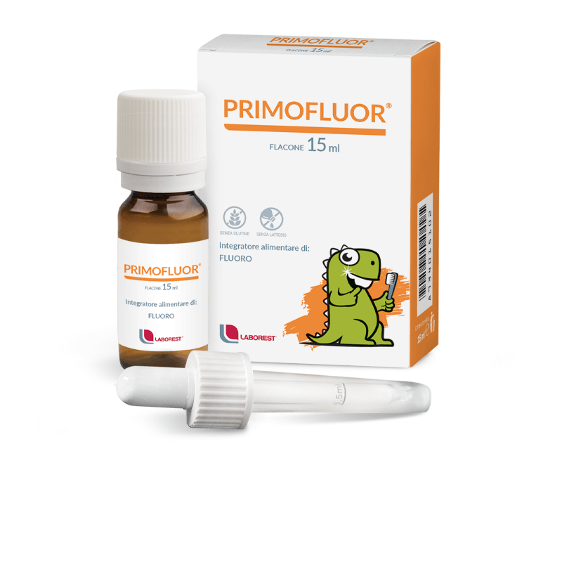 Primofluor Gocce Integratore a base di Fluoro flacone 15 ml