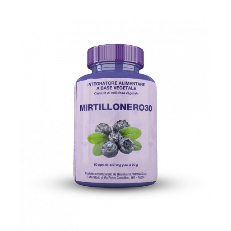Biosalus Mirtillo Nero 30 Integratore 60 Capsule