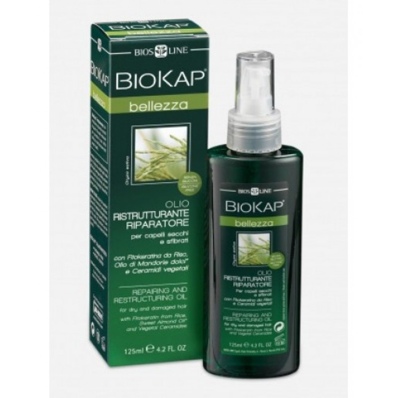 BioKap Olio Ristrutturante E Riparatore Capelli Secchi 125 ml