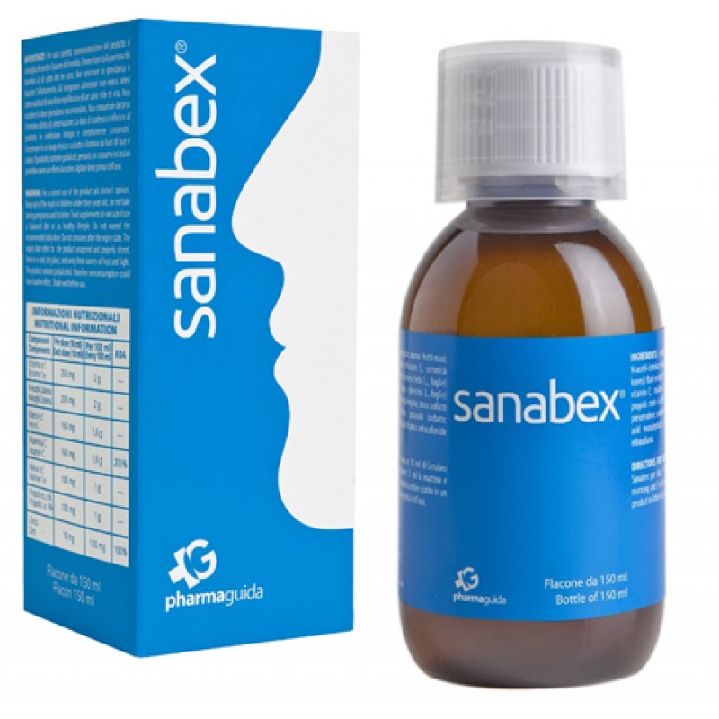 Sanabex Sciroppo Integratore Benessere Vie Respiratorie 150 ml