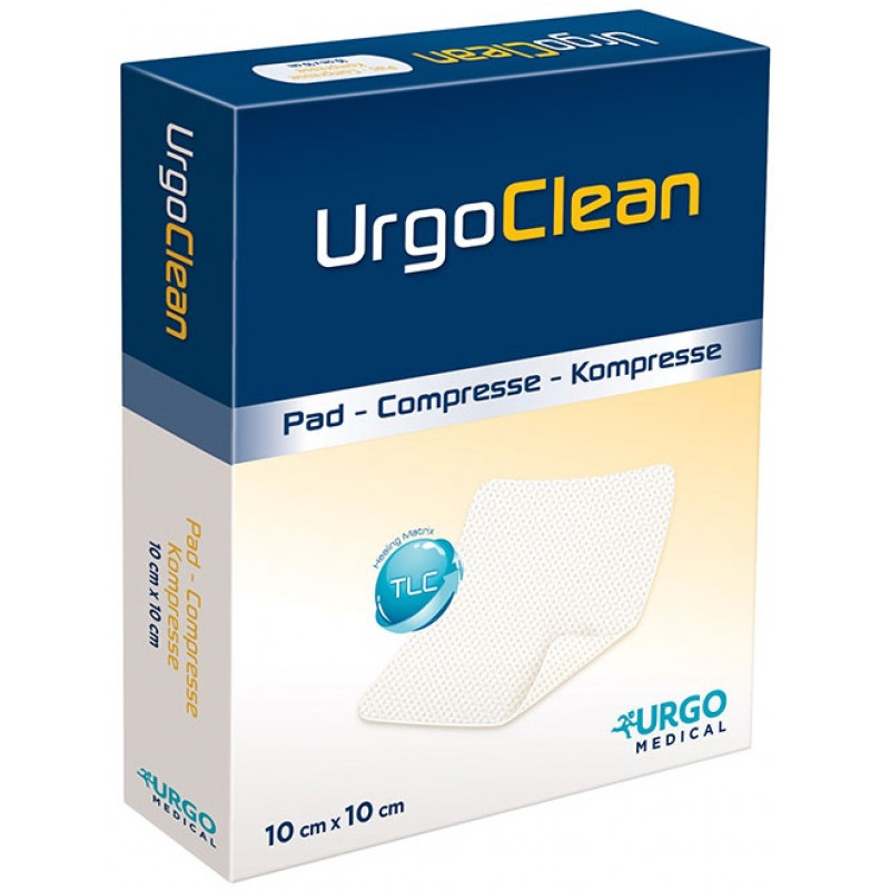 Urgoclean Medicazione Sterile In Garze Compresse 10x10 cm 10 Pezzi