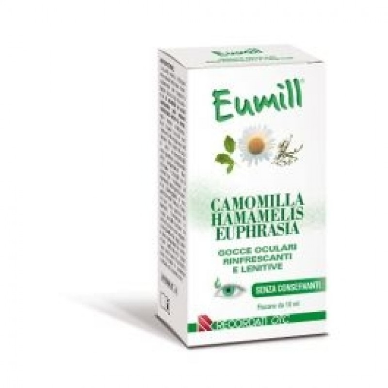Eumill Camomilla Hamamelis Euphrasia Gocce Oculari Rinfrescanti 10 ml