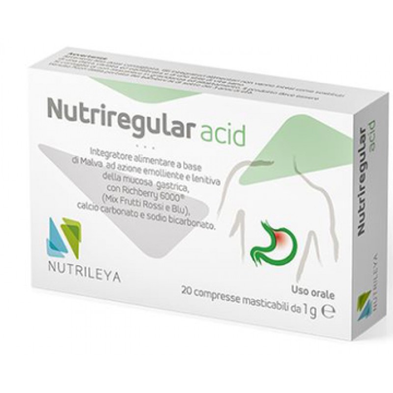 NUTRIREGULAR ACID 20 COMPRESSE MASTICABILI
