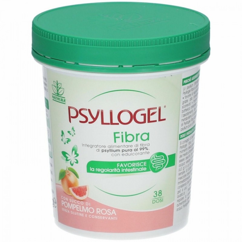 Psyllogel Fibra Integratore Gusto Pompelmo Rosa Senza Zucchero 170 g