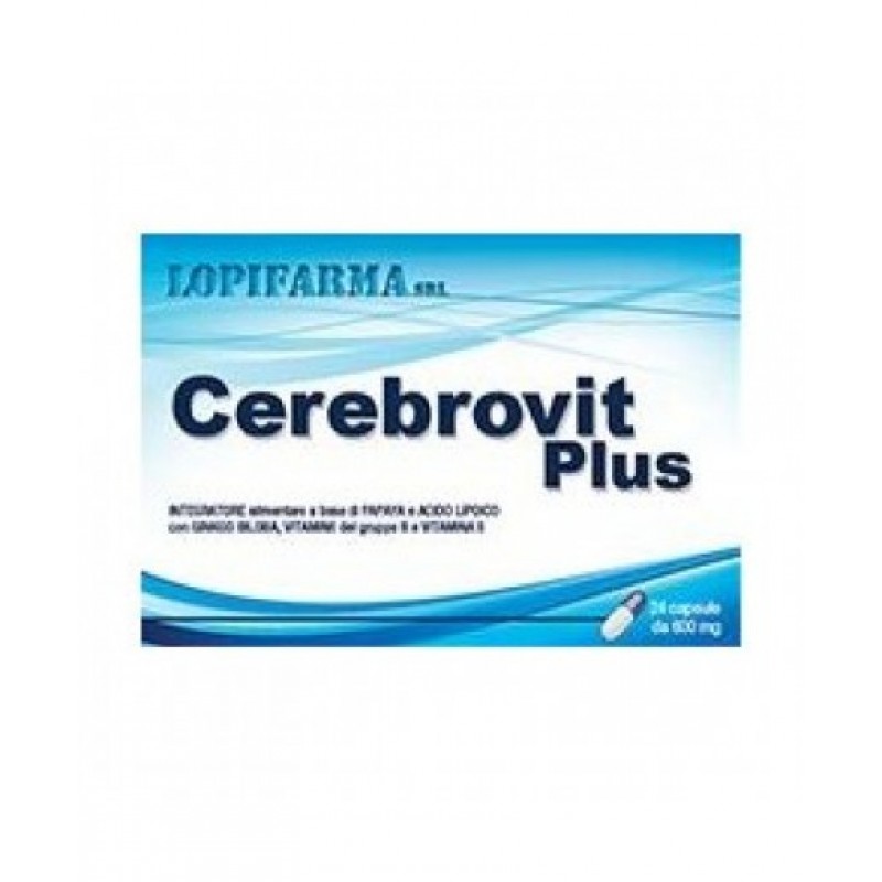 Cerebrovit Plus Integratore Alimentare 24 Capsule