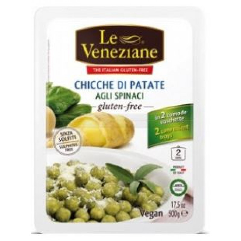 Le Veneziane Chicche Di Patate E Spinaci Pasta Senza Glutine 500 g