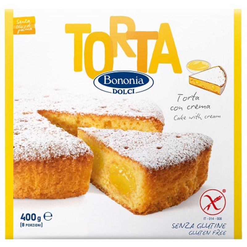 Bononia Senza Glutine Torta Con Crema 400 g