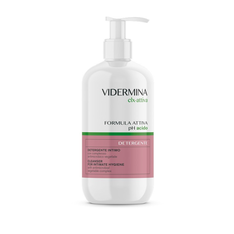 Vidermina CLX Detergente Intimo pH 5.5 Antimicrobico 500 ml