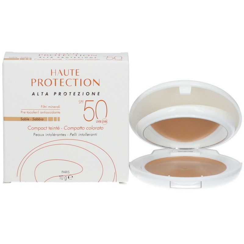 Avene Protection Compatto Colorato SPF50 colore sabbia