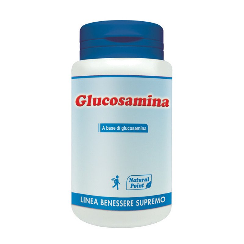 Glucosamina 500 Natural Point - Integratore per le cartilagini articolari - 100 capsule
