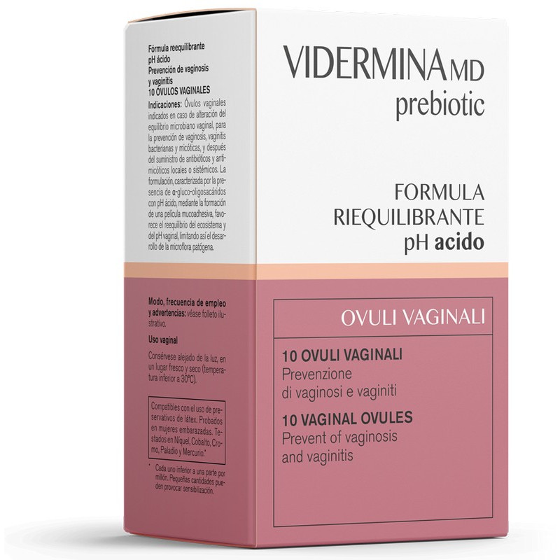 Vidermina Prebiotic Ovuli 10 Pezzi