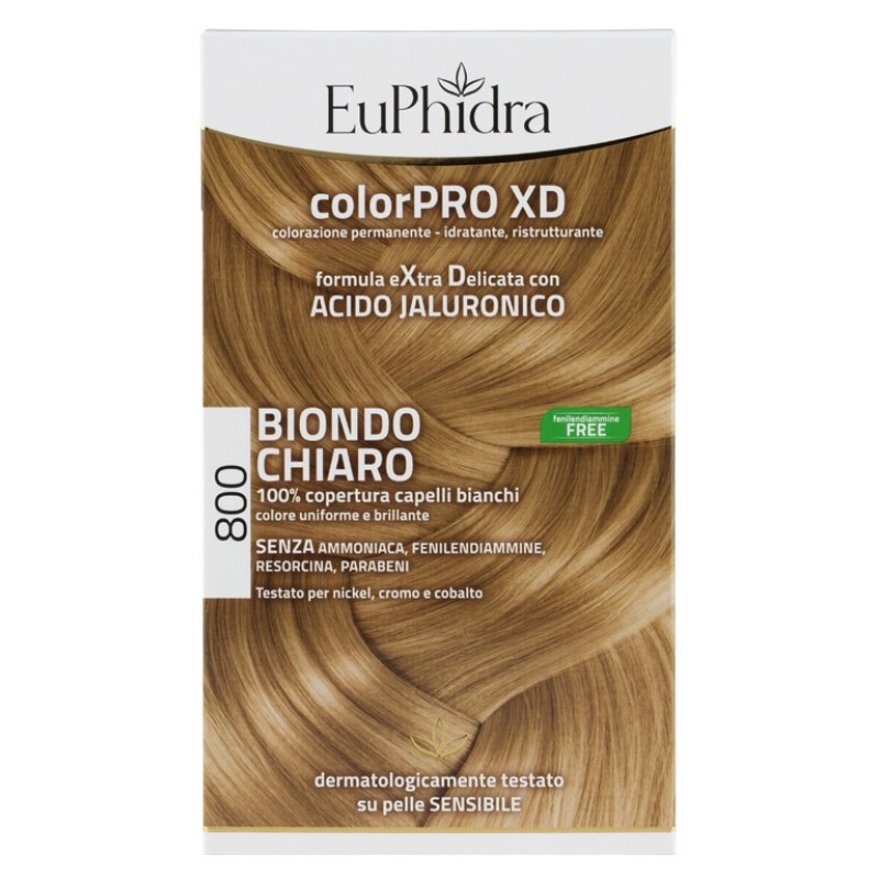 Euphidra ColorPRO XD 800 Biondo Chiaro Tintura Extra Delicata