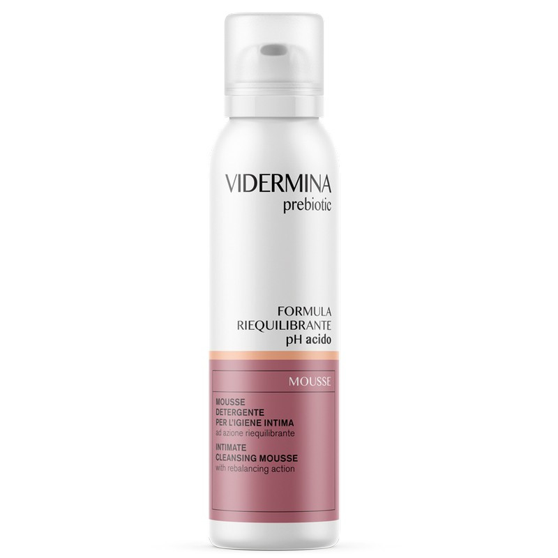 Vidermina Prebiotic Mousse Detergente Intimo pH Acido 50 ml