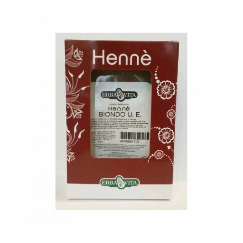 Erba Vita Hennè Color Cap Biondo Tintura Per Capelli 100 g