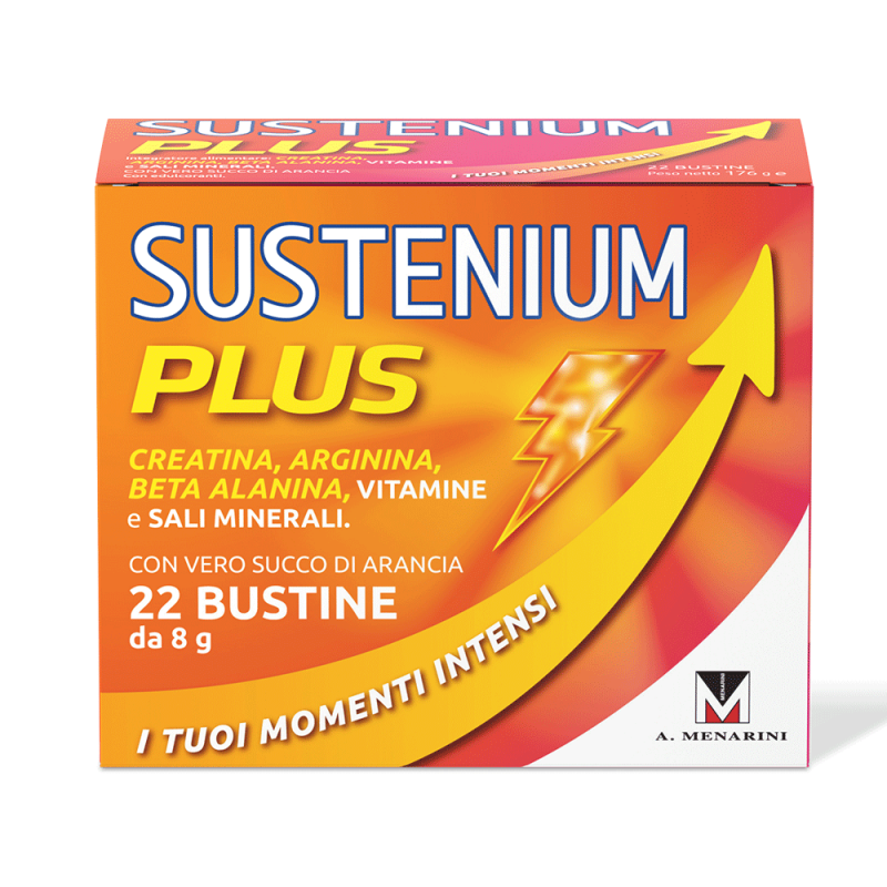 Sustenium Plus Integratore di Creatina Arginina 22 Bustine