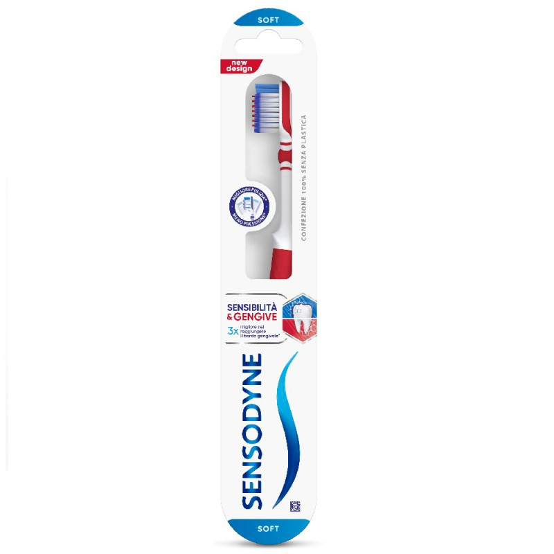 Sensodyne Sensibilità&Gengive Spazzolino Denti Sensibili Soft