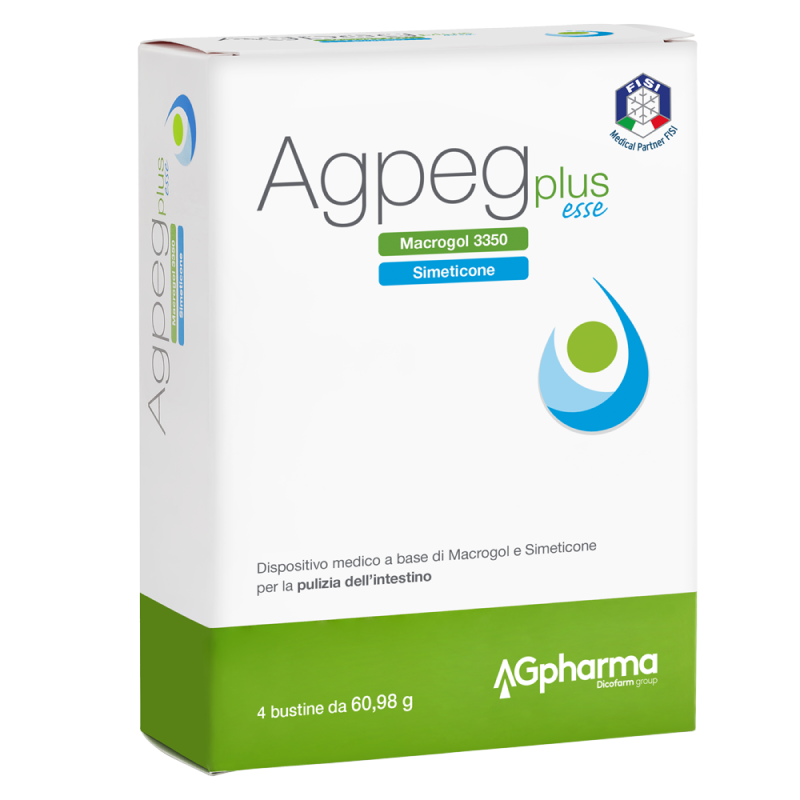 Agpeg Plus Esse Integratore Lassativo 4 Bustine