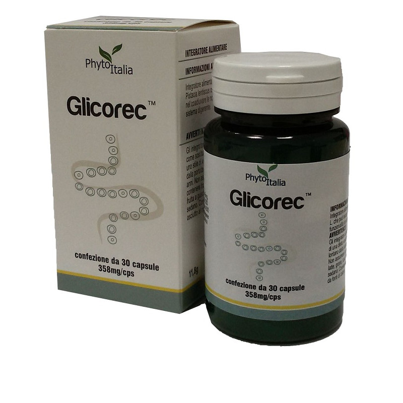 Glicorec integratore alimentare utile per la digestione 30 capsule