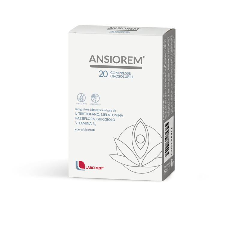 Ansiorem regolatore sonno 20 compresse orosolubili