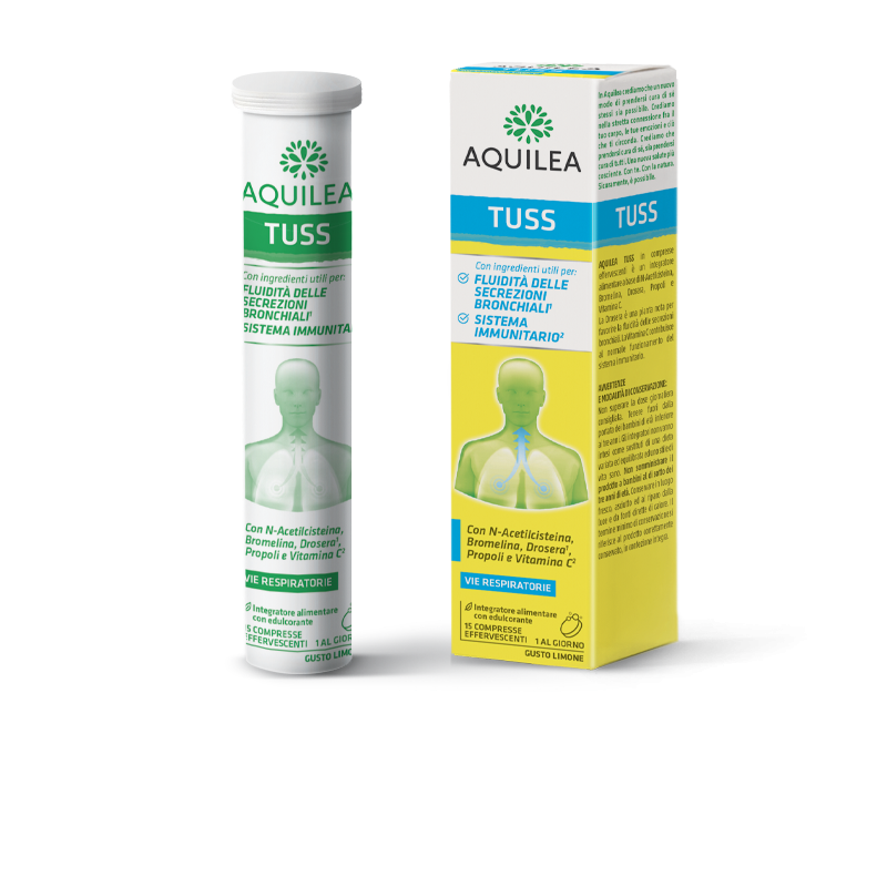 Aquilea Tuss elimina la tosse 15 compresse effervescenti