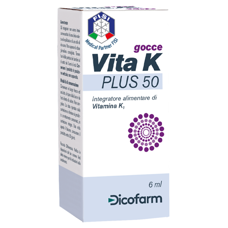 Vita K Plus 50 Integratore di Vitamina K Gocce 6 ml