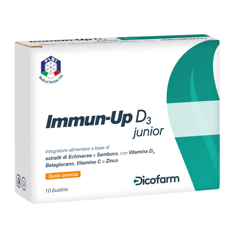 Immun-Up D3 Junior Integratore Vitamine Bambini 10 Bustine