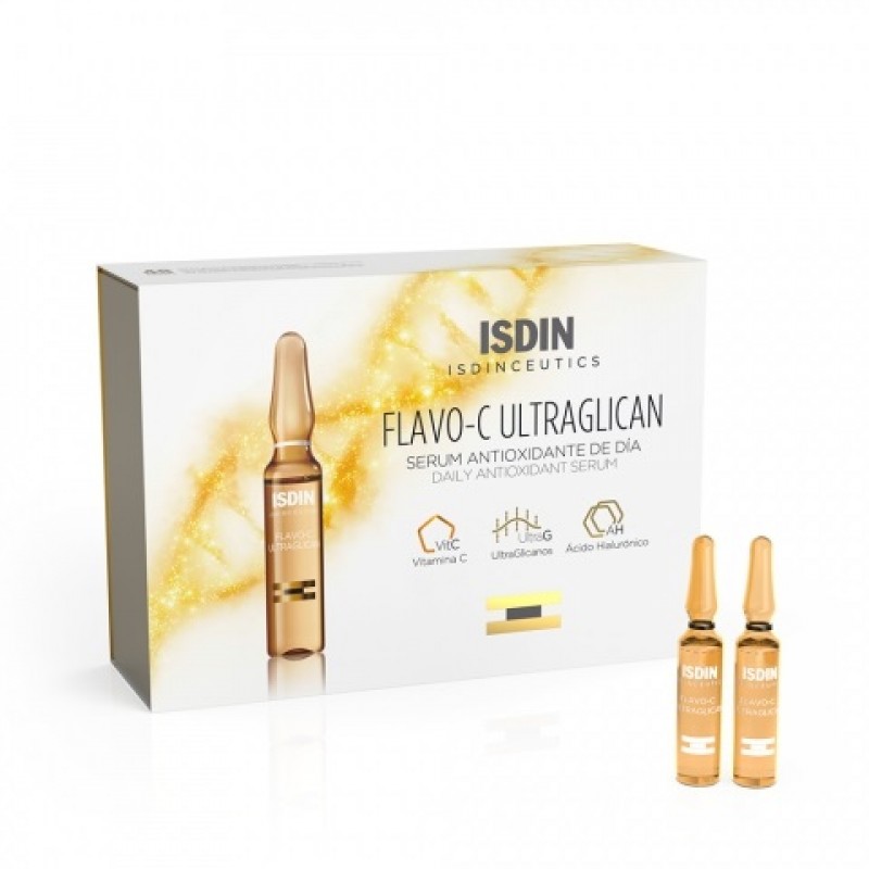 ISDIN ISDINCEUTICS FLAVO C ULTRAG Siero Viso Antiox 10 Fiale