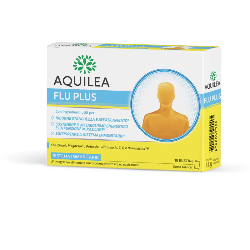 Aquilea Flu Plus supporto Sistema Immunitario 10 Bustine