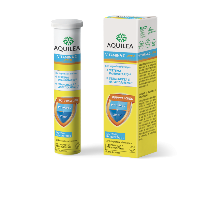 Aquilea Vitamina C Integratore Difese Immunitarie 14 Compresse Effervescenti
