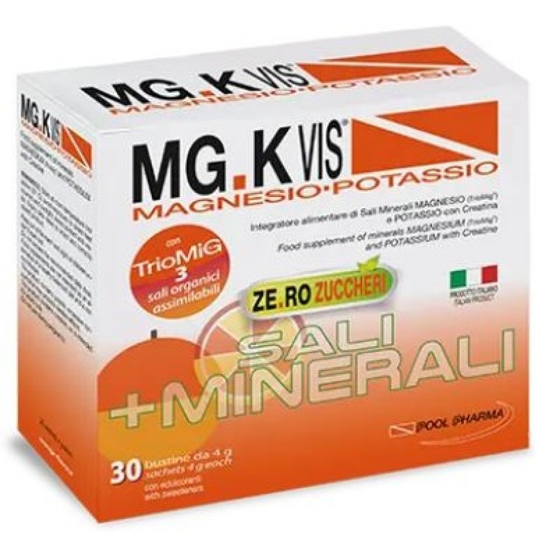 MGK VIS ORANGE Integratore Energetico Zero Zuccheri 30 Bustine