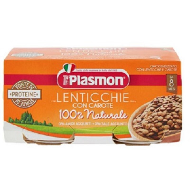 PLASMON OMOG LENTICCHIE 2X80G