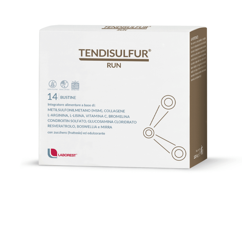 Tendisulfur Run Integratore contro Tendinite 14 Bustine
