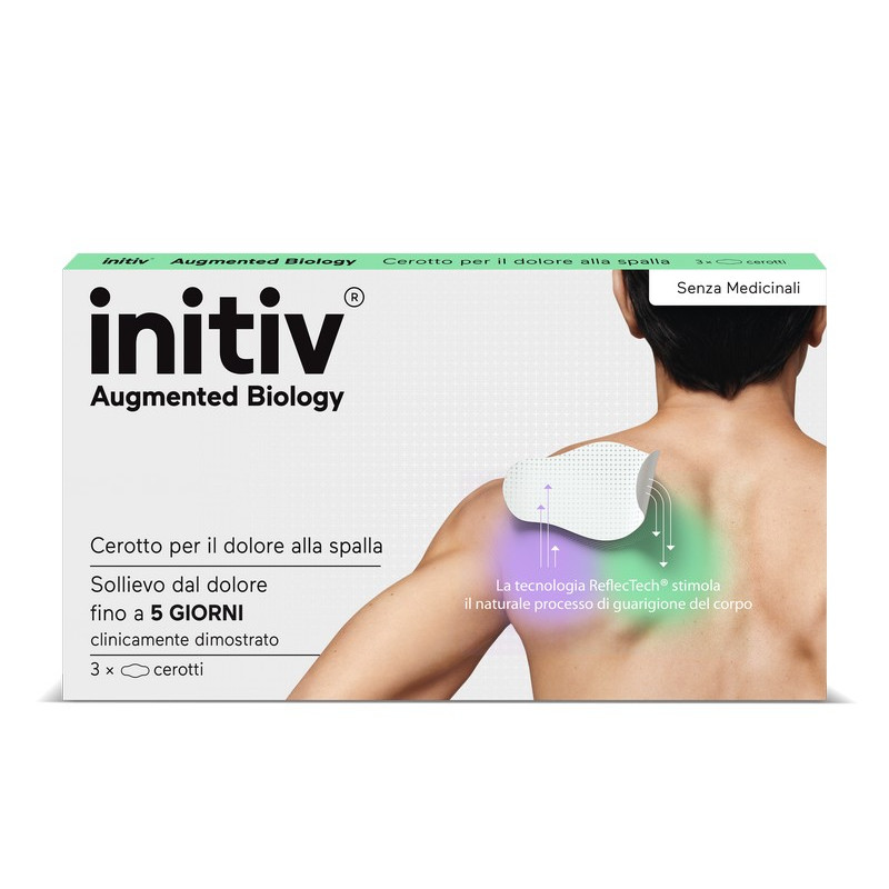 Initiv Cerotti Spalla, Dolori Muscolari da lievi a moderati, senza Medicinali (3 Cerotti)